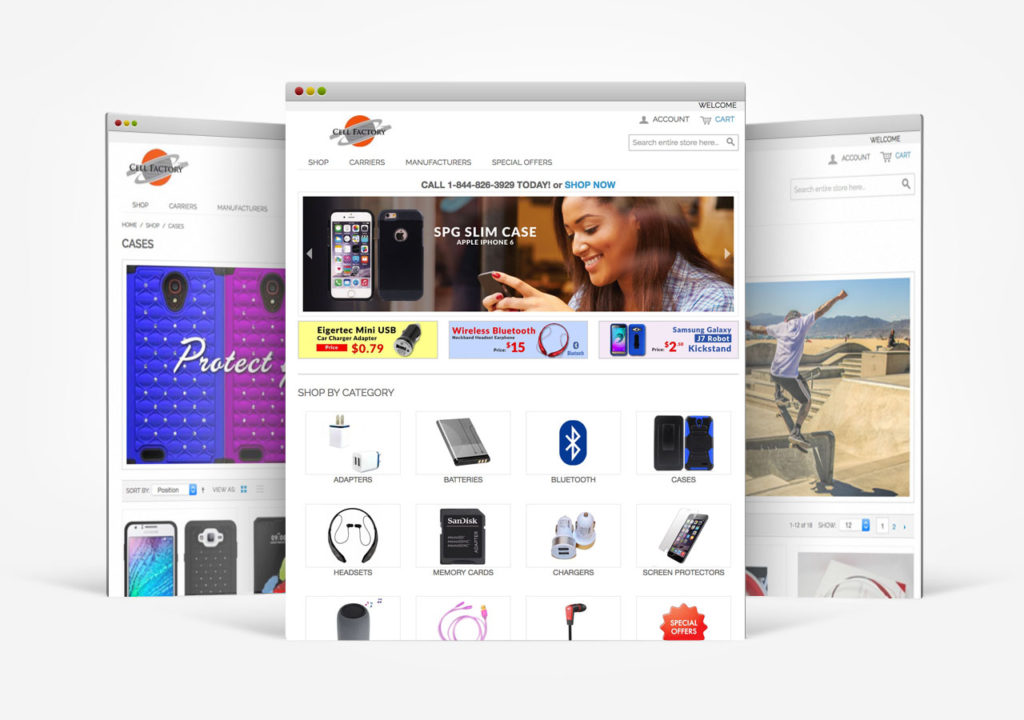 Cell Phones Website (Magento) – Creative Web Pro